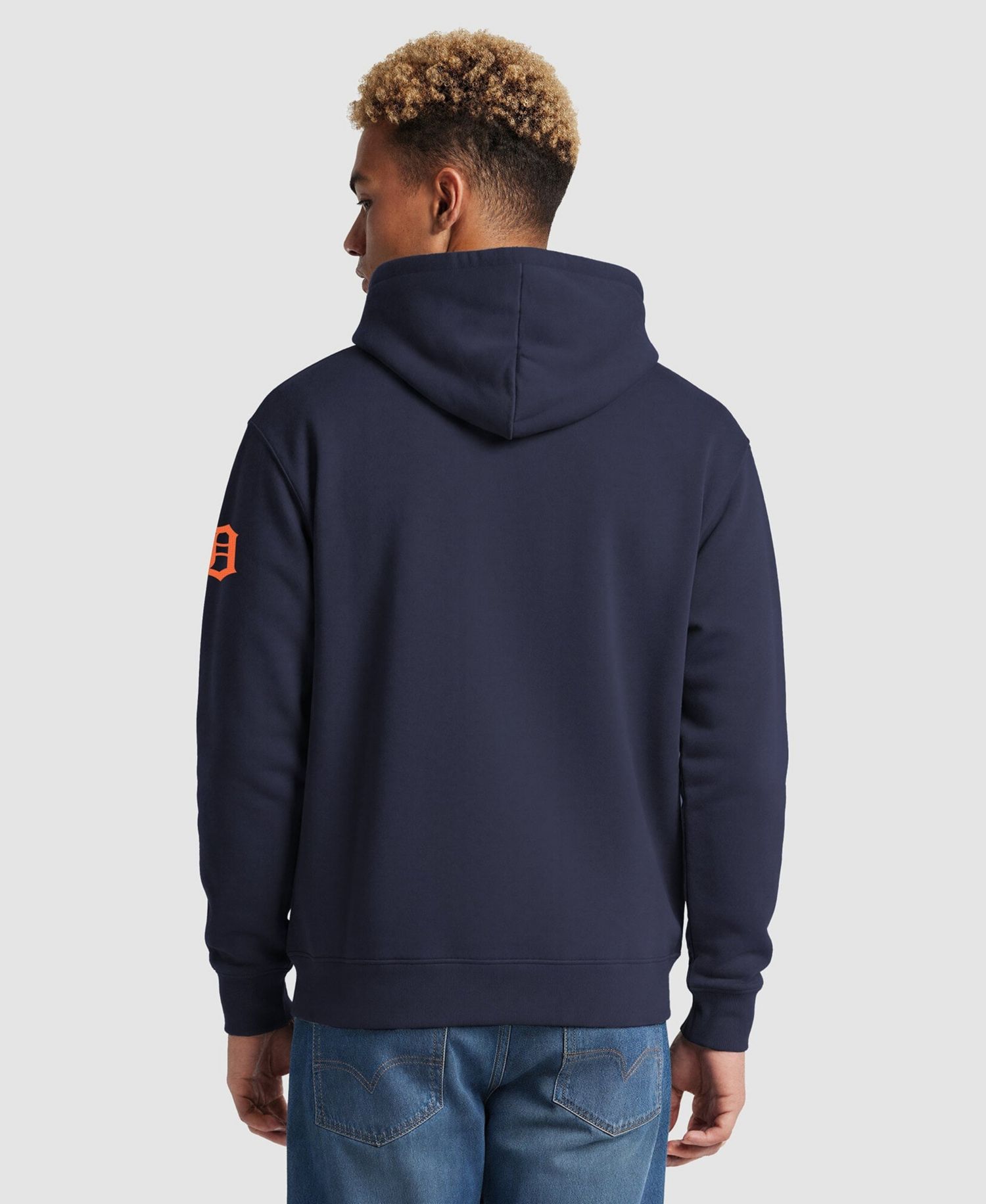 Men's Navy Detroit Tigers Fleece Hoodie
