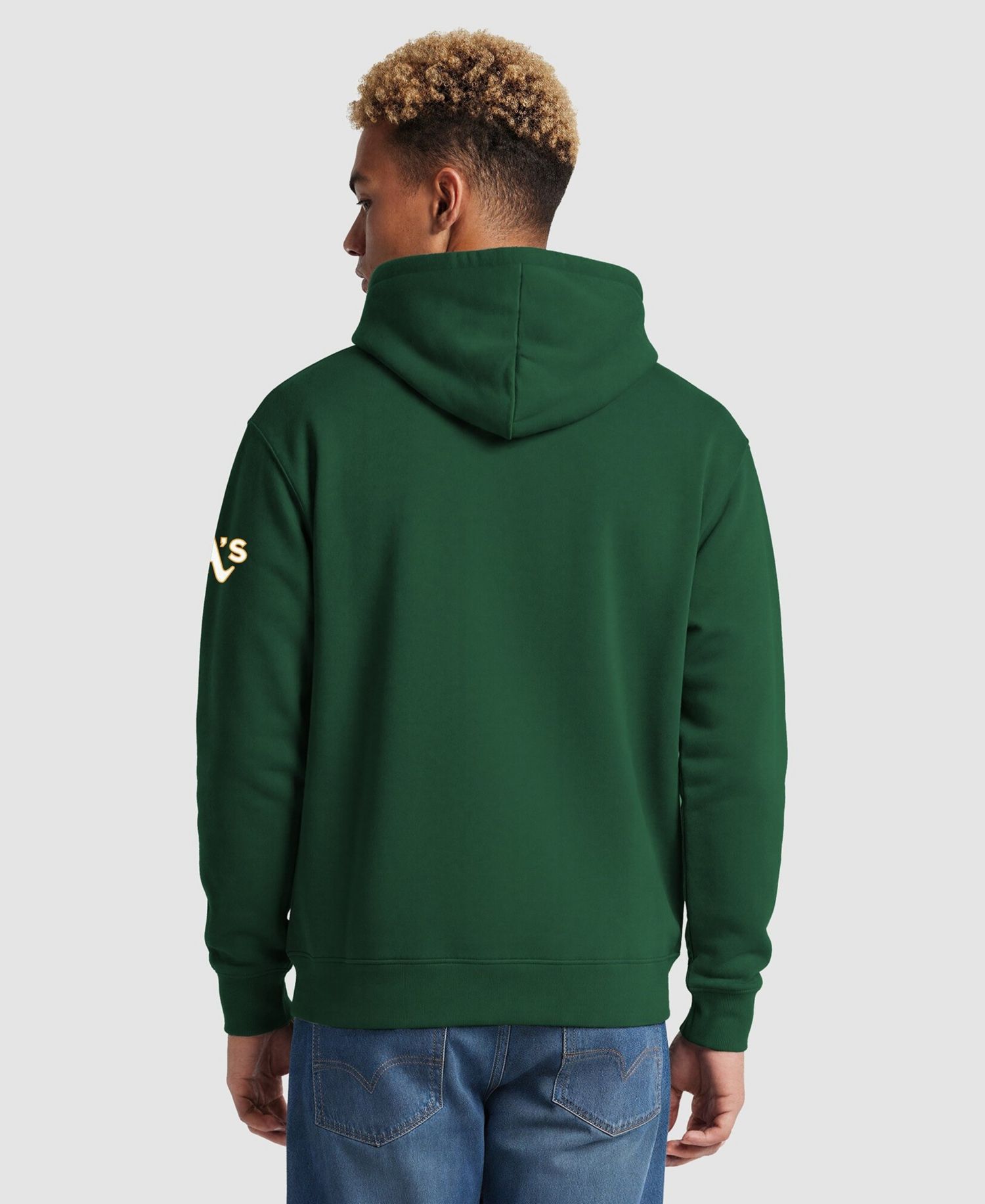 Men's Green Athletics Fleece Hoodie