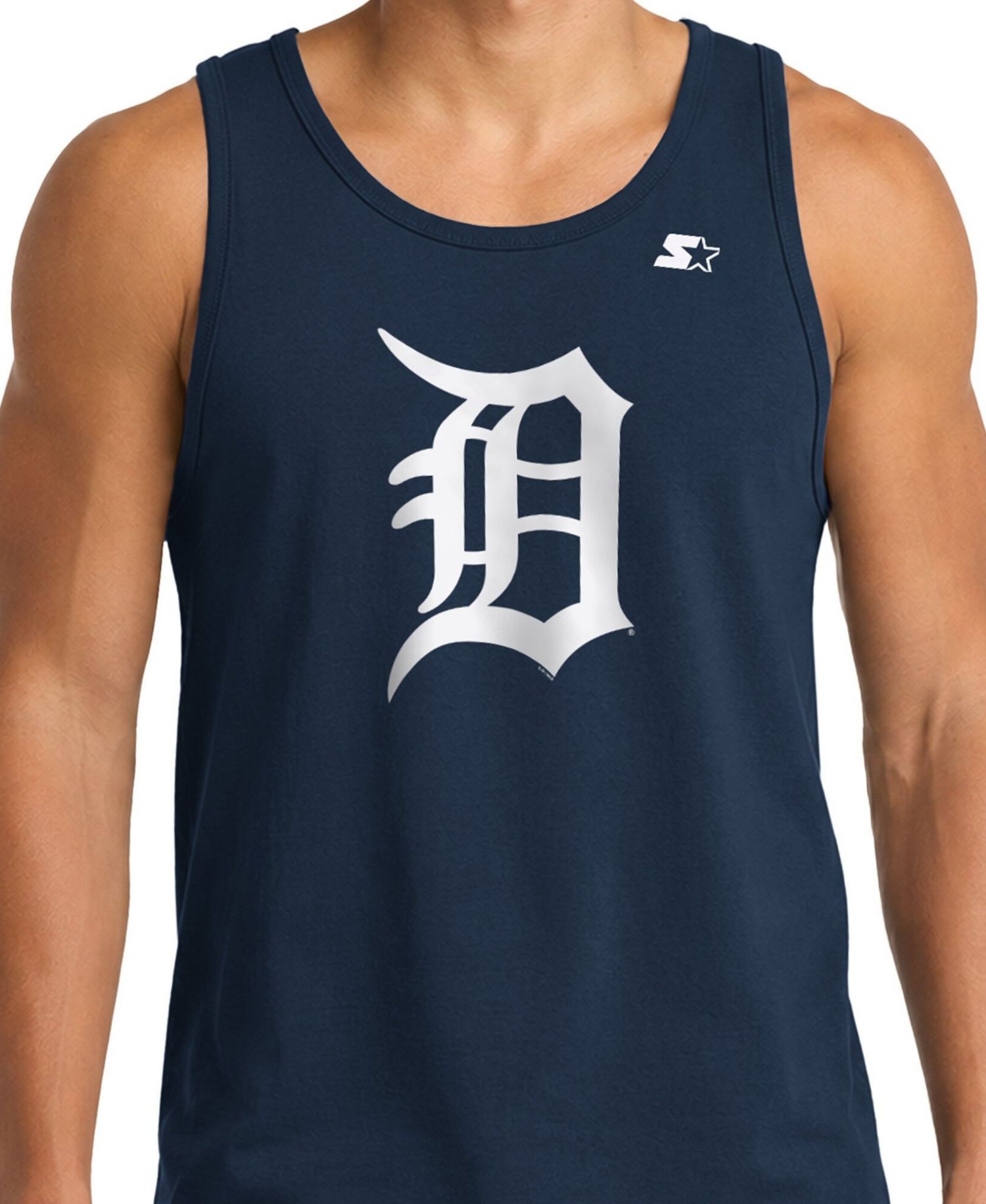 Men's Navy Detroit Tigers Tank Top