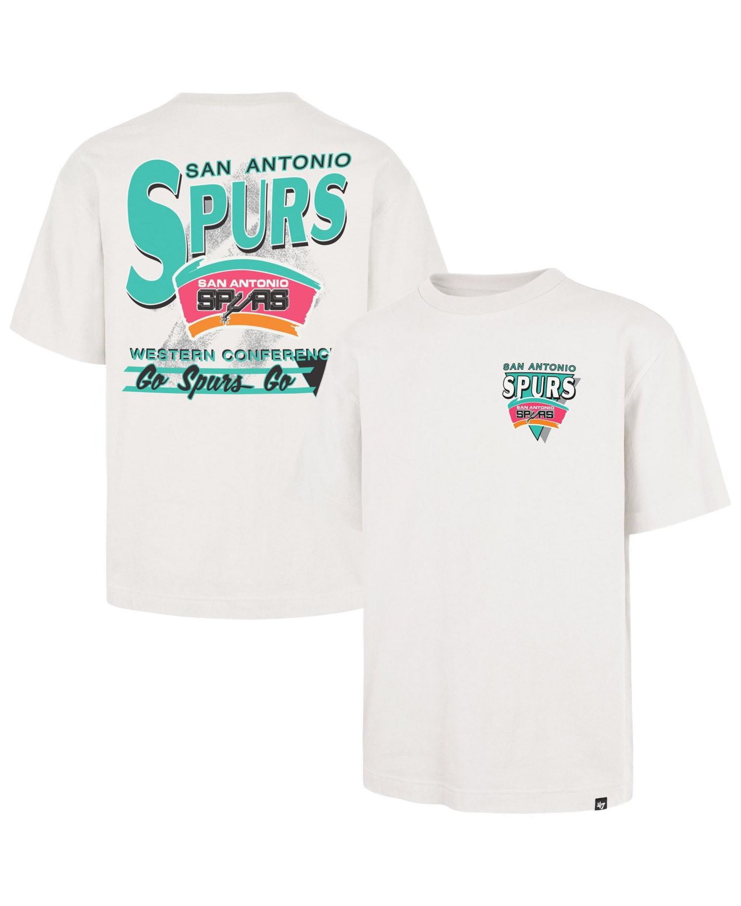 Men's White San Antonio Spurs Under Bar Foundation T-Shirt