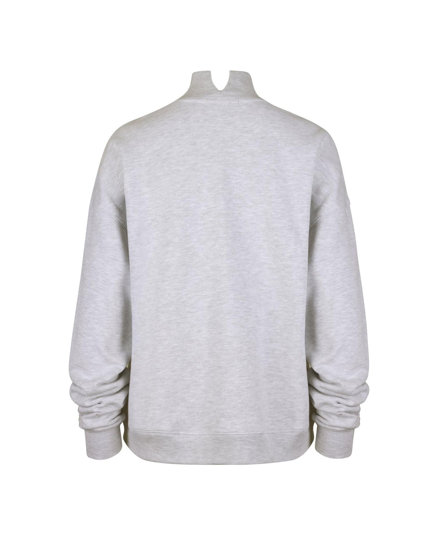 Women's Gray Army Black Knights Laurel Arch Mock Neck Sweatshirt