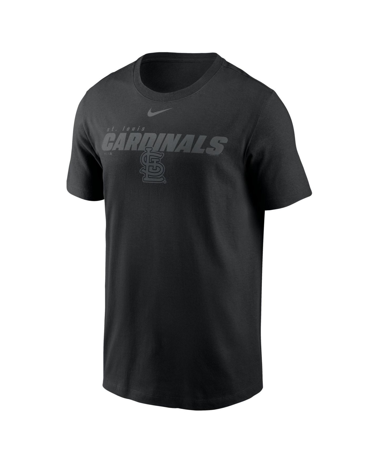 Мужская футболка Nike Black St. Louis Cardinals Tonal Club — фото 3