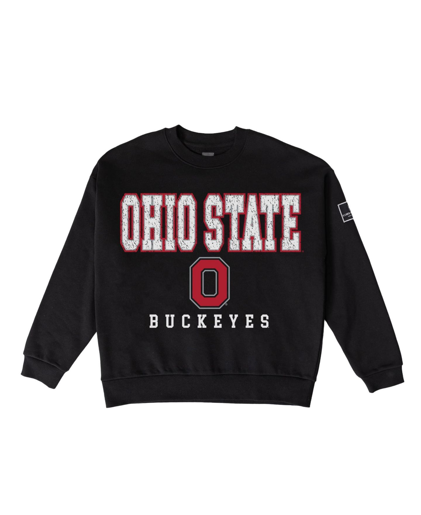 Женская толстовка Gameday Couture Black Ohio State Buckeyes Oversized Level Up Black Label Premium — фото 6