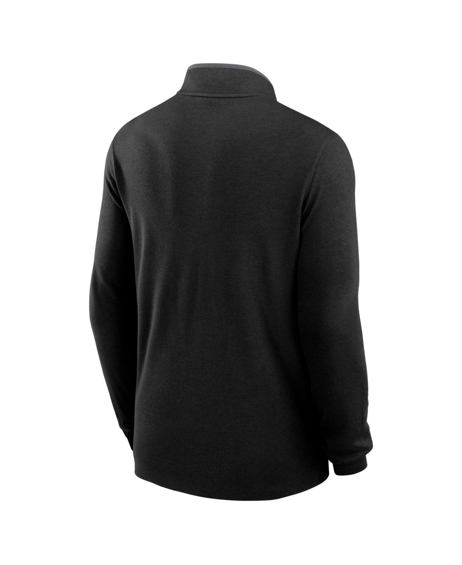 Men's Black Detroit Lions Primetime Victory Dri-FIT Half-Zip Pullover