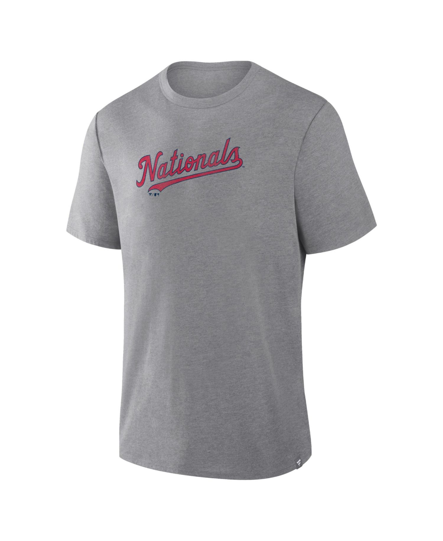 Men's Heather Gray Washington Nationals Play Tribute Tri-Blend T-Shirt
