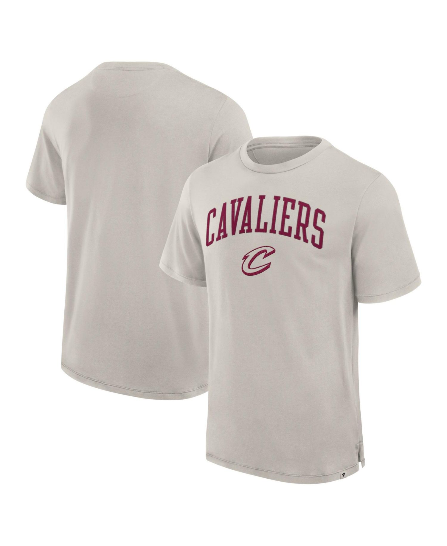 Men's Cream Cleveland Cavaliers Crossover Collection Pull Up Jumper Shot Premium T-Shirt