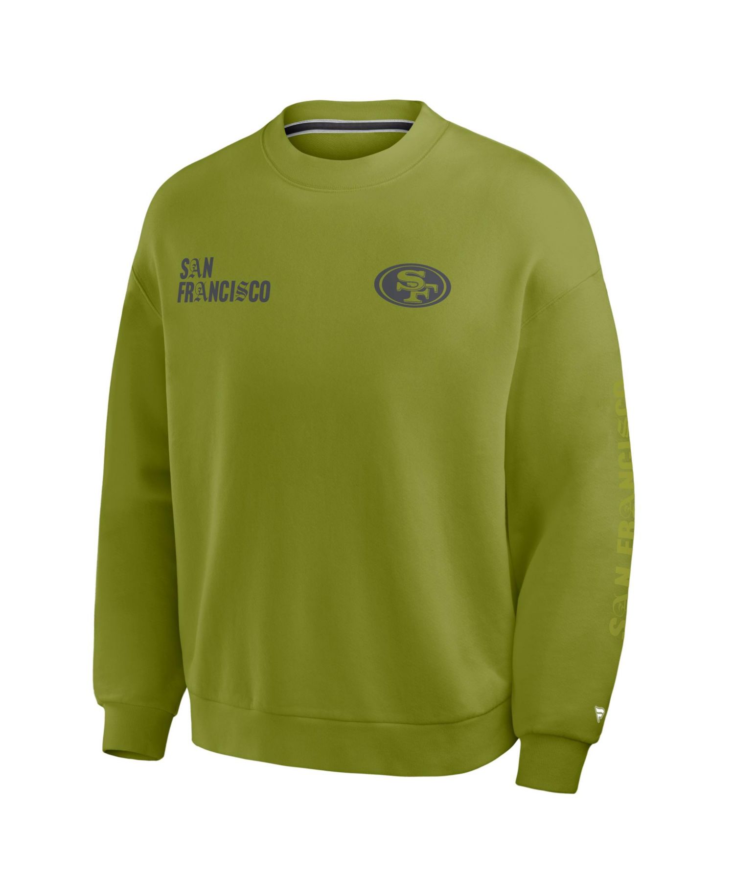 Men's Green San Francisco 49ers Oversized Type Play Multi Sweatshirt