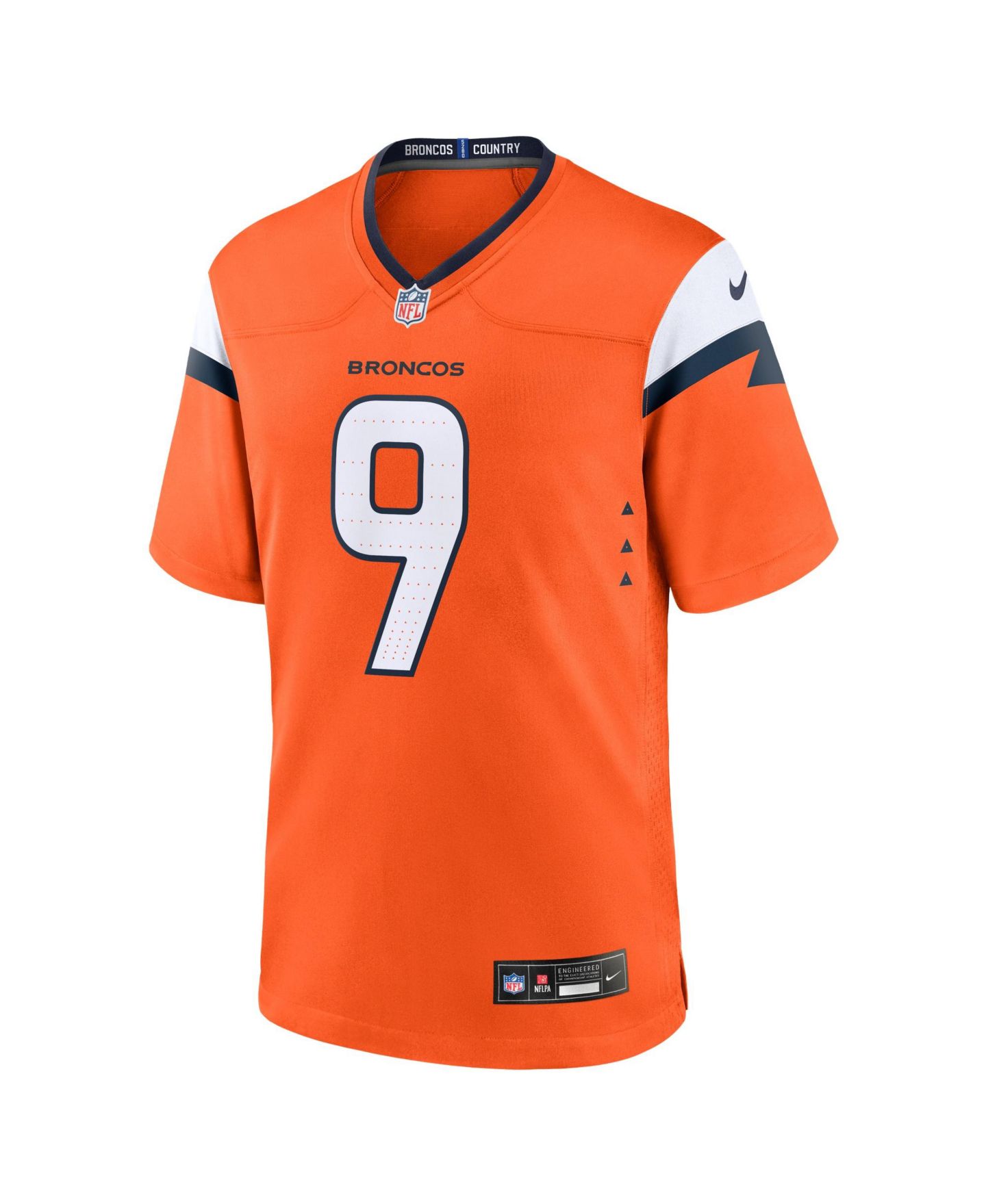 Мужской топ Nike Talanoa Hufanga Orange Denver Broncos Team Game Jersey — фото 7
