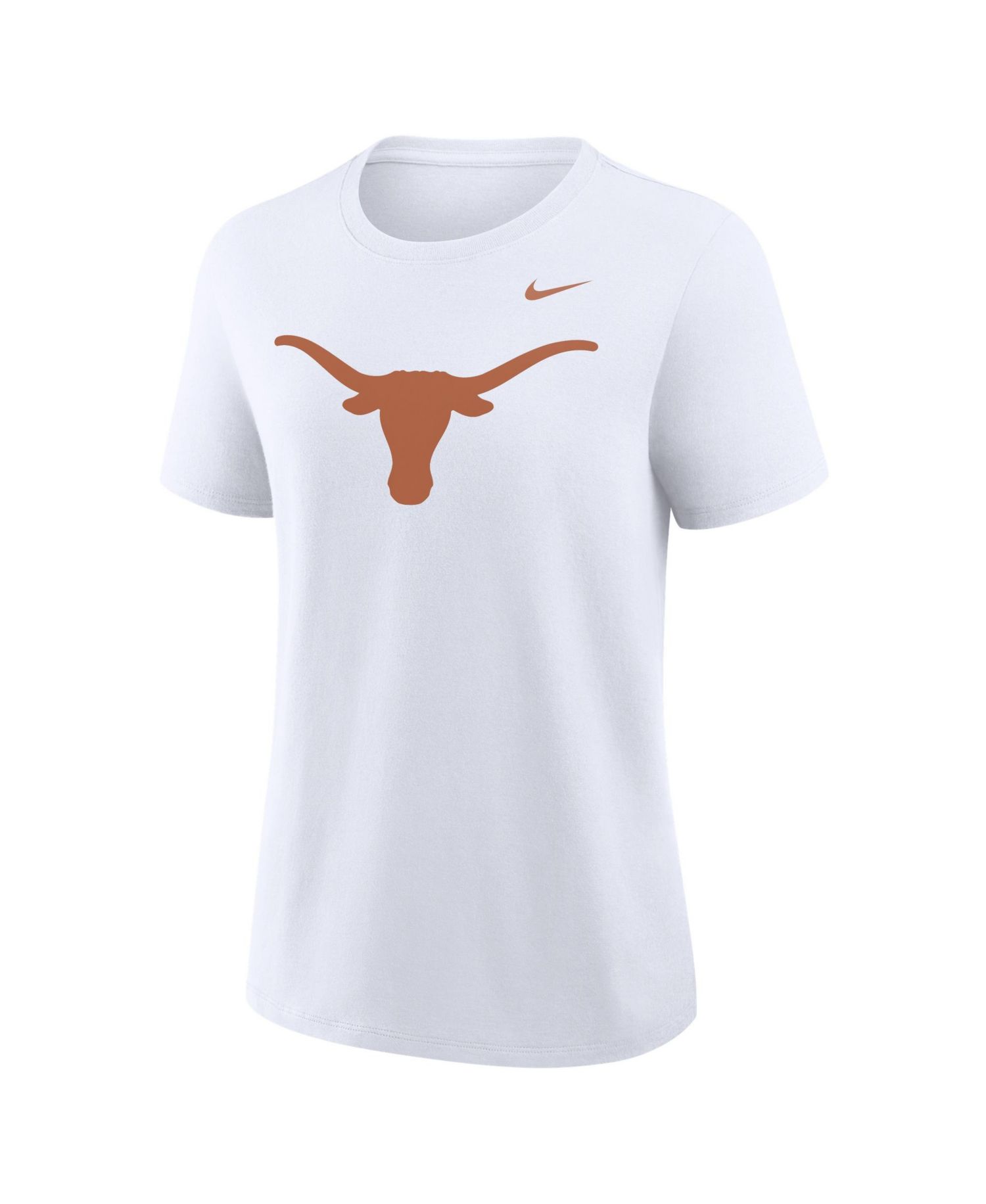 Women's White Texas Longhorns Primary Logo T-Shirt
