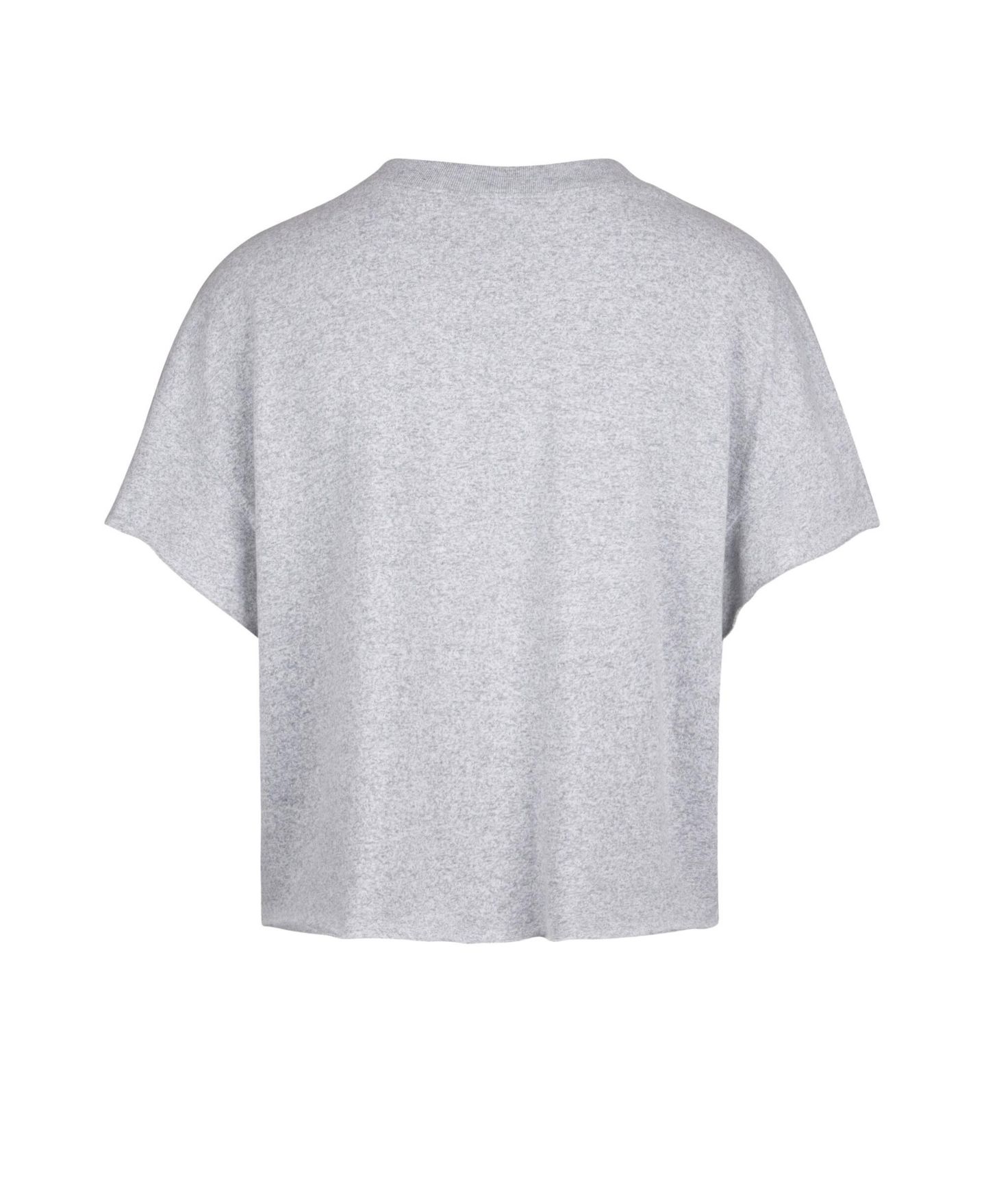 Женская футболка '47 Brand Gray Michigan Wolverines Banners Out Oversized Notch-Neck — фото 3