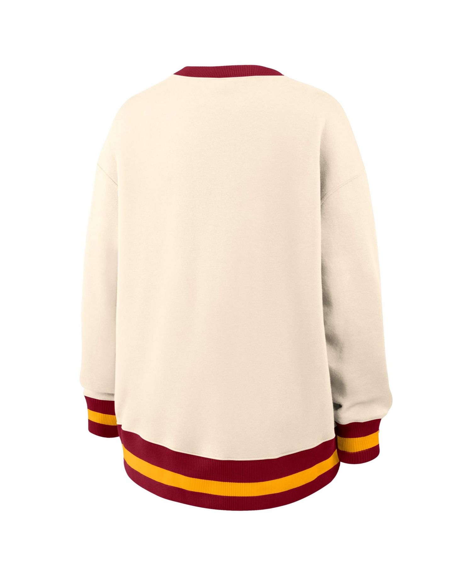 Women's Natural USC Trojans Oversized Legacy Arch Phoenix Sweatshirt