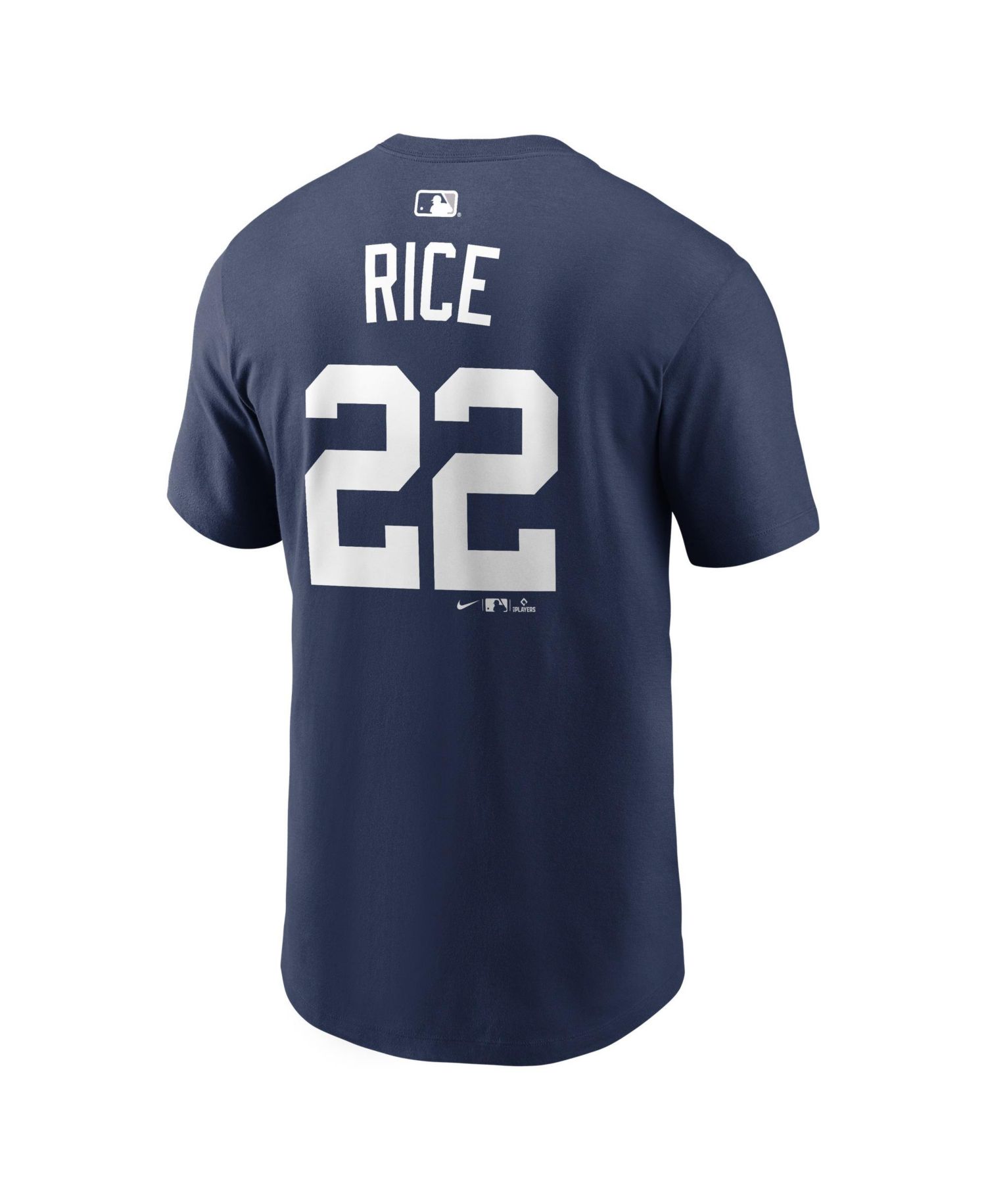Name & Number T-Shirt Ben Rice Navy New York Yankees Name & Number T-Shirt