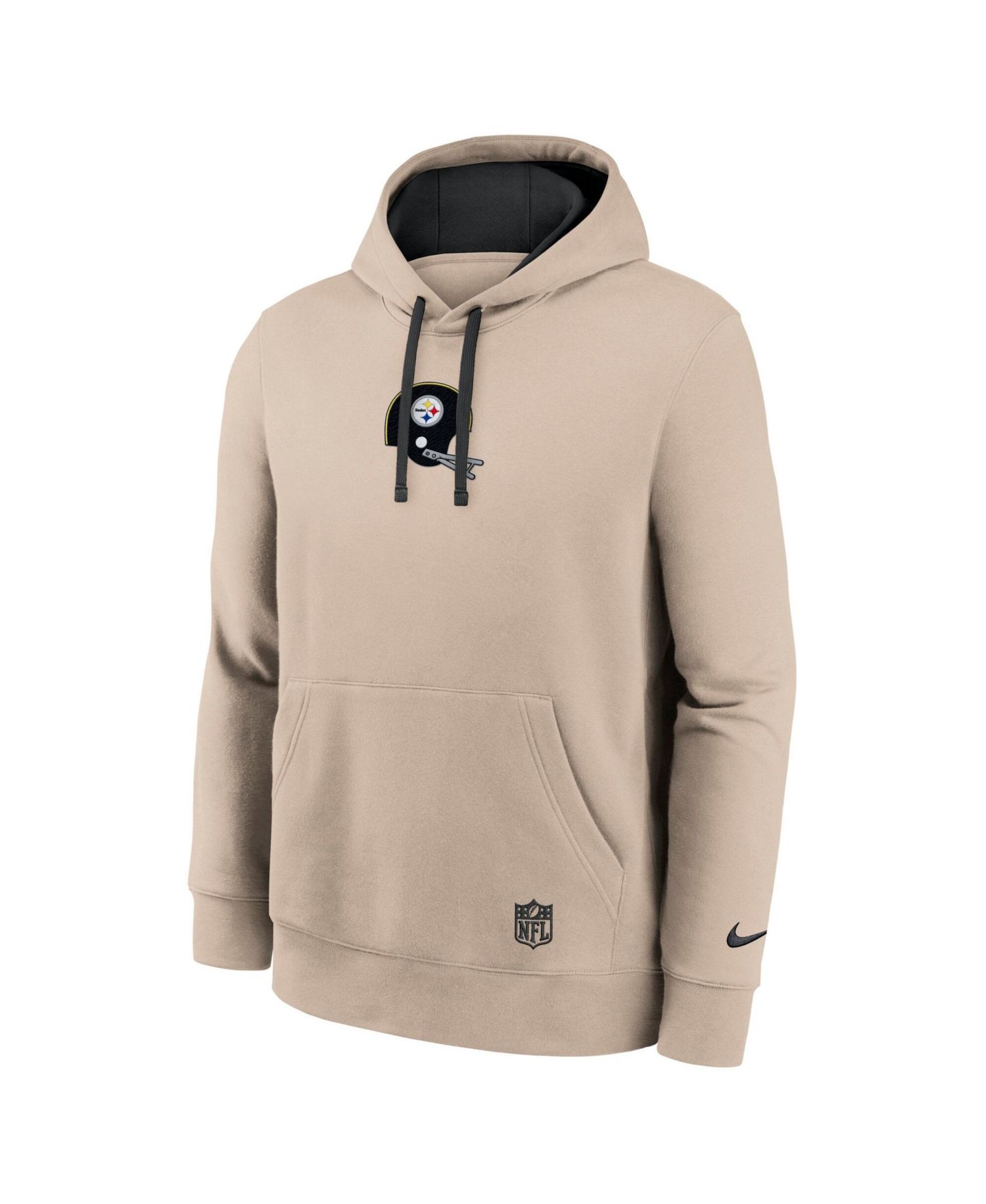 Men's Sand Pittsburgh Steelers Rewind Club Hoodie