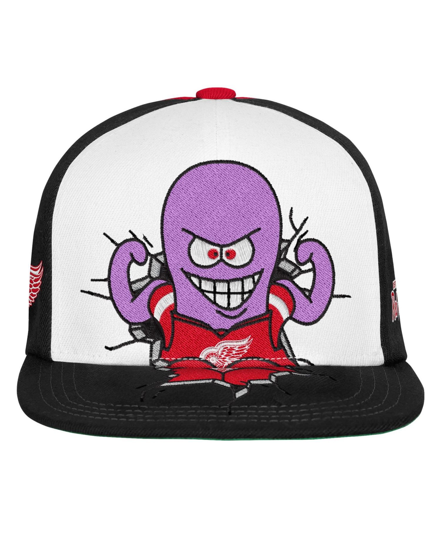Big Boys and Girls Red Detroit Red Wings Mascot Snapback Hat