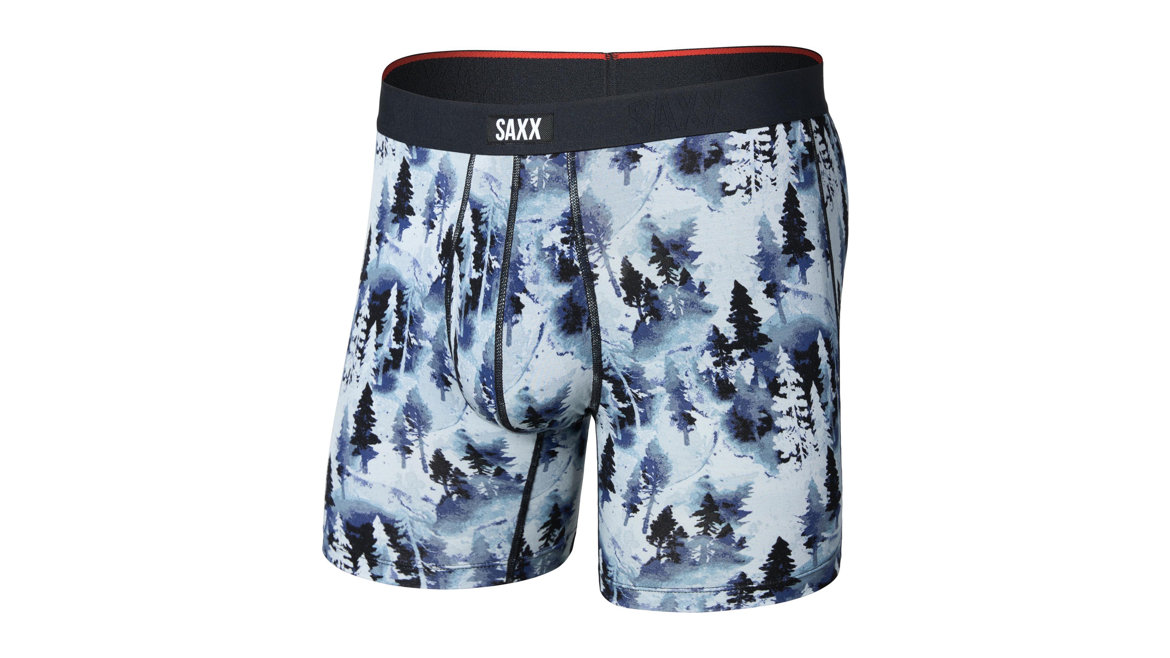 Saxx Men's Vibe Xtra Soft Comfort Fly Opening No-RideUp Leg Boxer Brief
