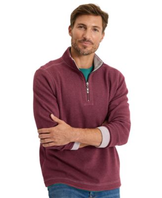Men's Crimson Cove Mock-Neck Quarter-Zip Sweatshirt