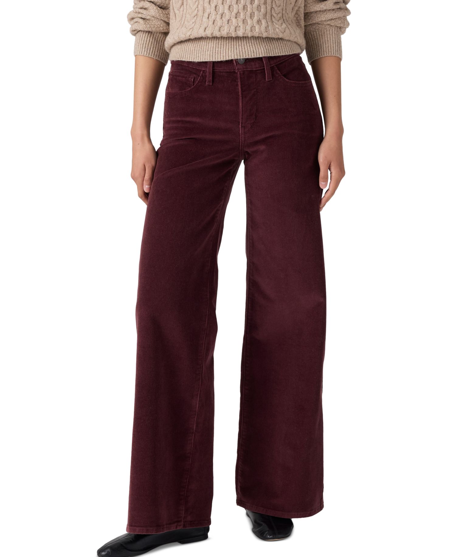 Corduroy 318 Shaping Wide-Leg Pants