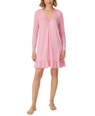 Women's V-Neck Ruffled-Hem Chemise