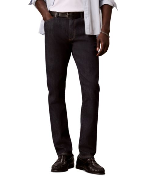 Мужские джинсы Calvin Klein Slim-Fit Stretch Denim Jeans, цвет: Индиго