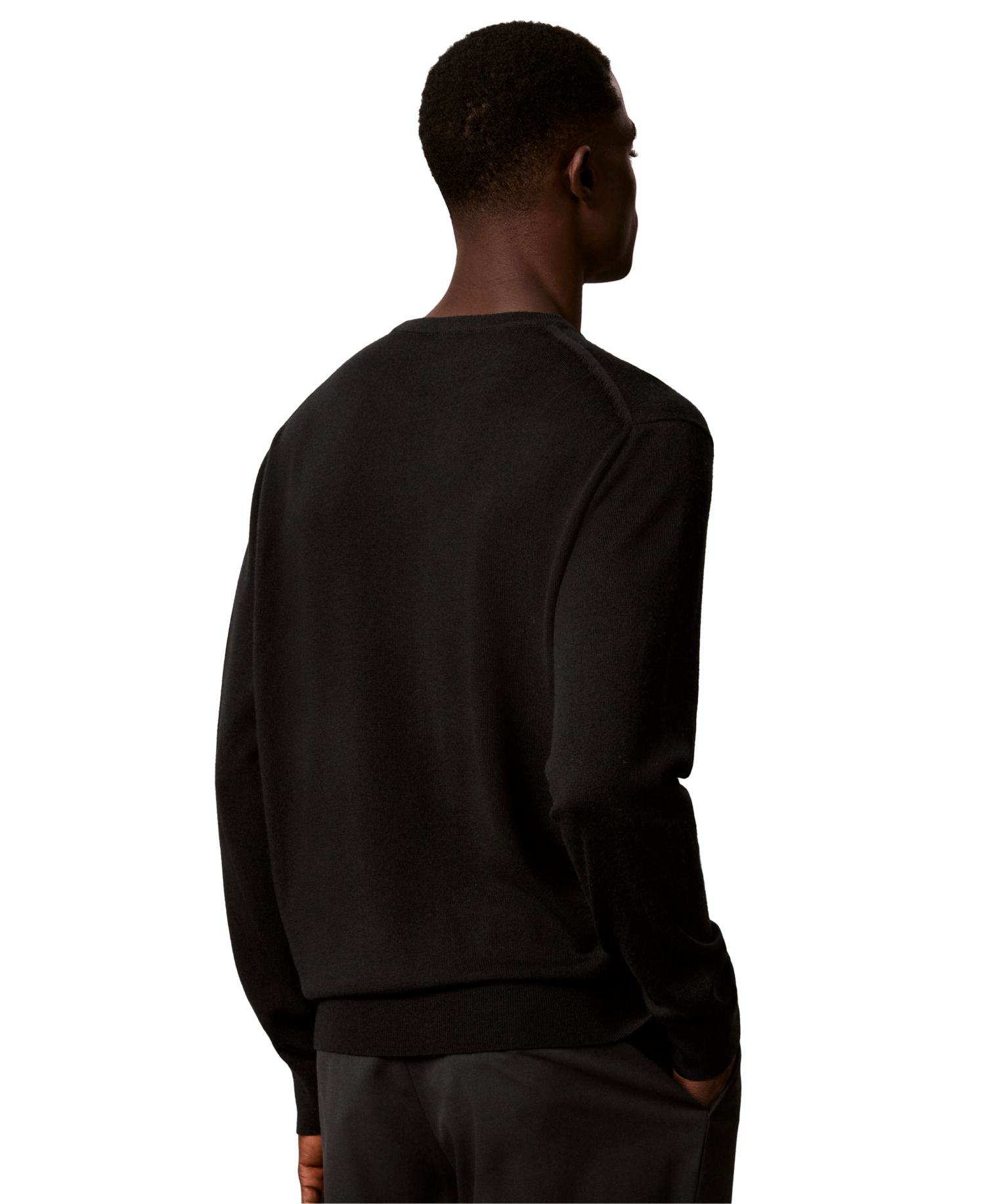 Men's Lightweight Merino Wool Crewneck Sweater