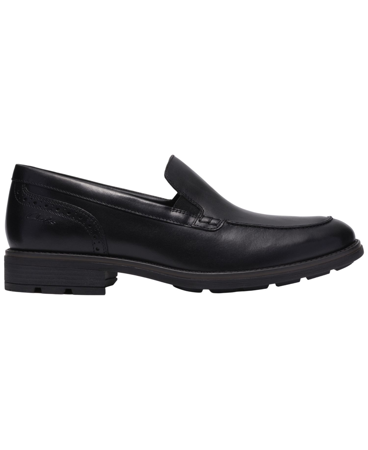 Men's Emmet Step Leather Round-Toe Loafers