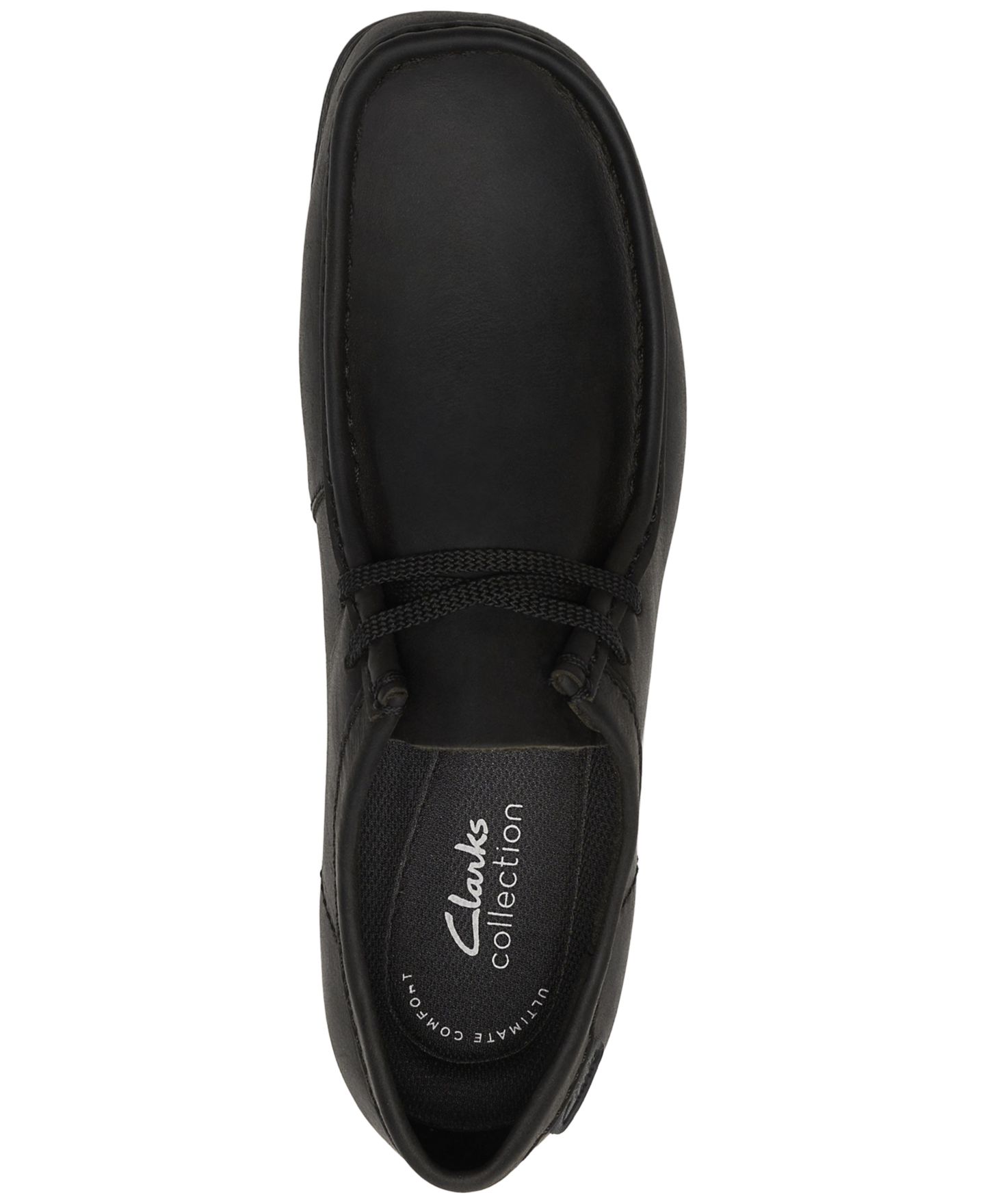 Мужские ботинки Clarks Wallaston Moc Toe Casual, цвет: Чёрный — фото 5