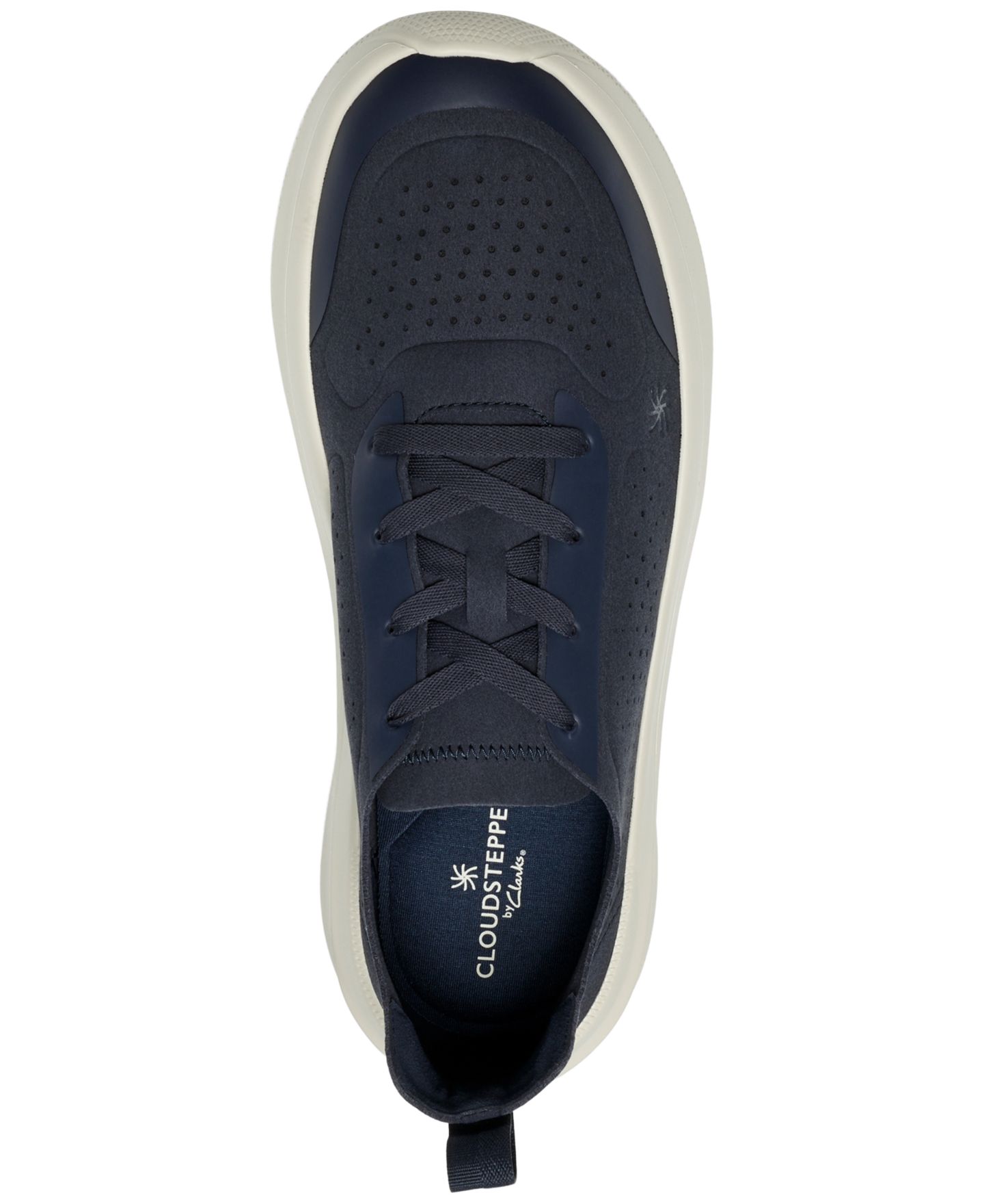 Мужские кроссовки Clarks Solevana Tie Cloud Stepper Low-Top, цвет: Тёмно-синий — фото 5
