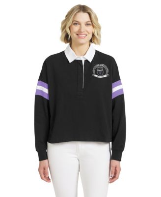 Women's Black Golden State Valkyries Rugby Polo