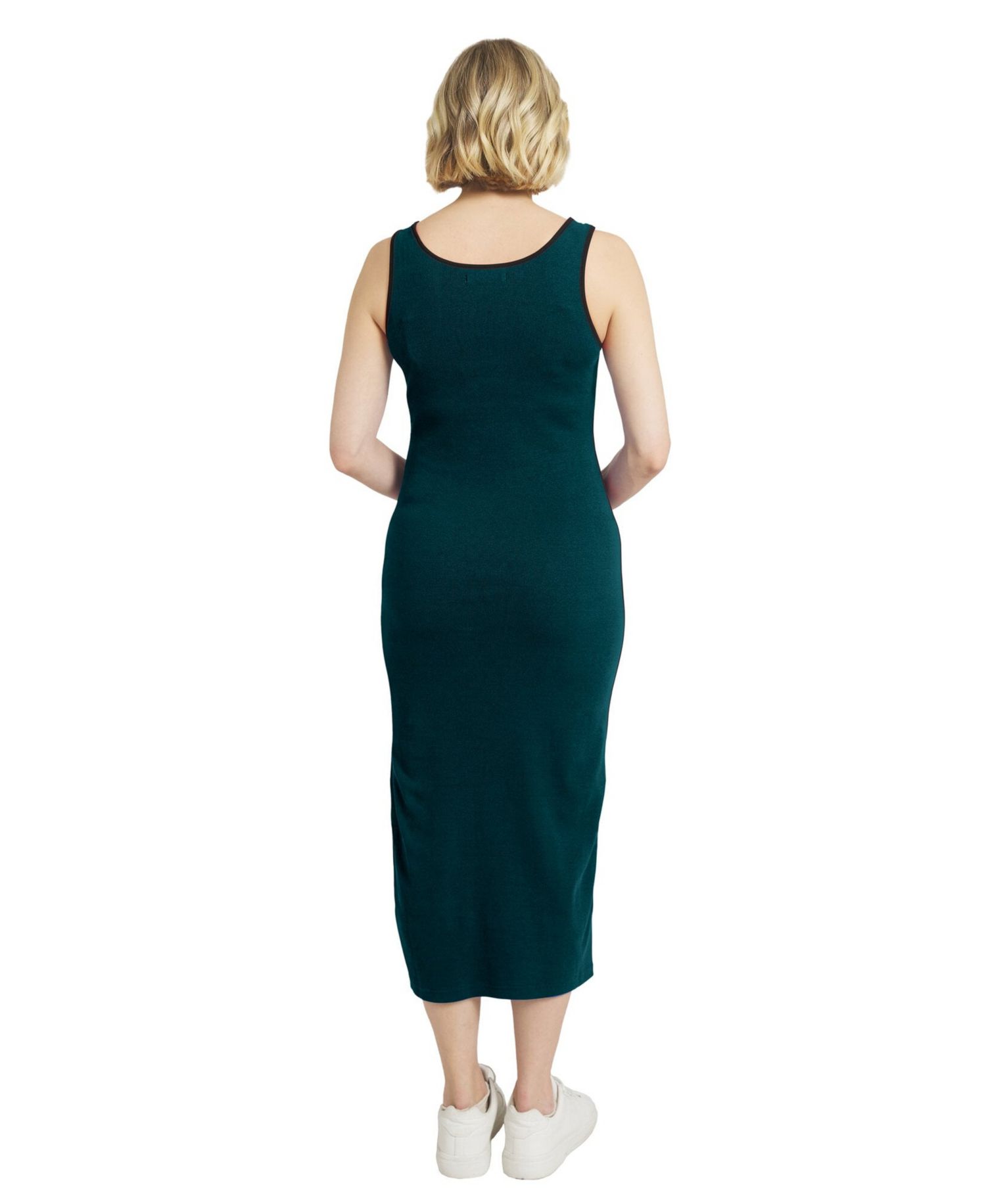 Women's Midnight Green Philadelphia Eagles Ribbed Tank Dress