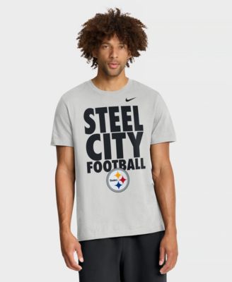 Men's Gray Pittsburgh Steelers We Run This T-Shirt