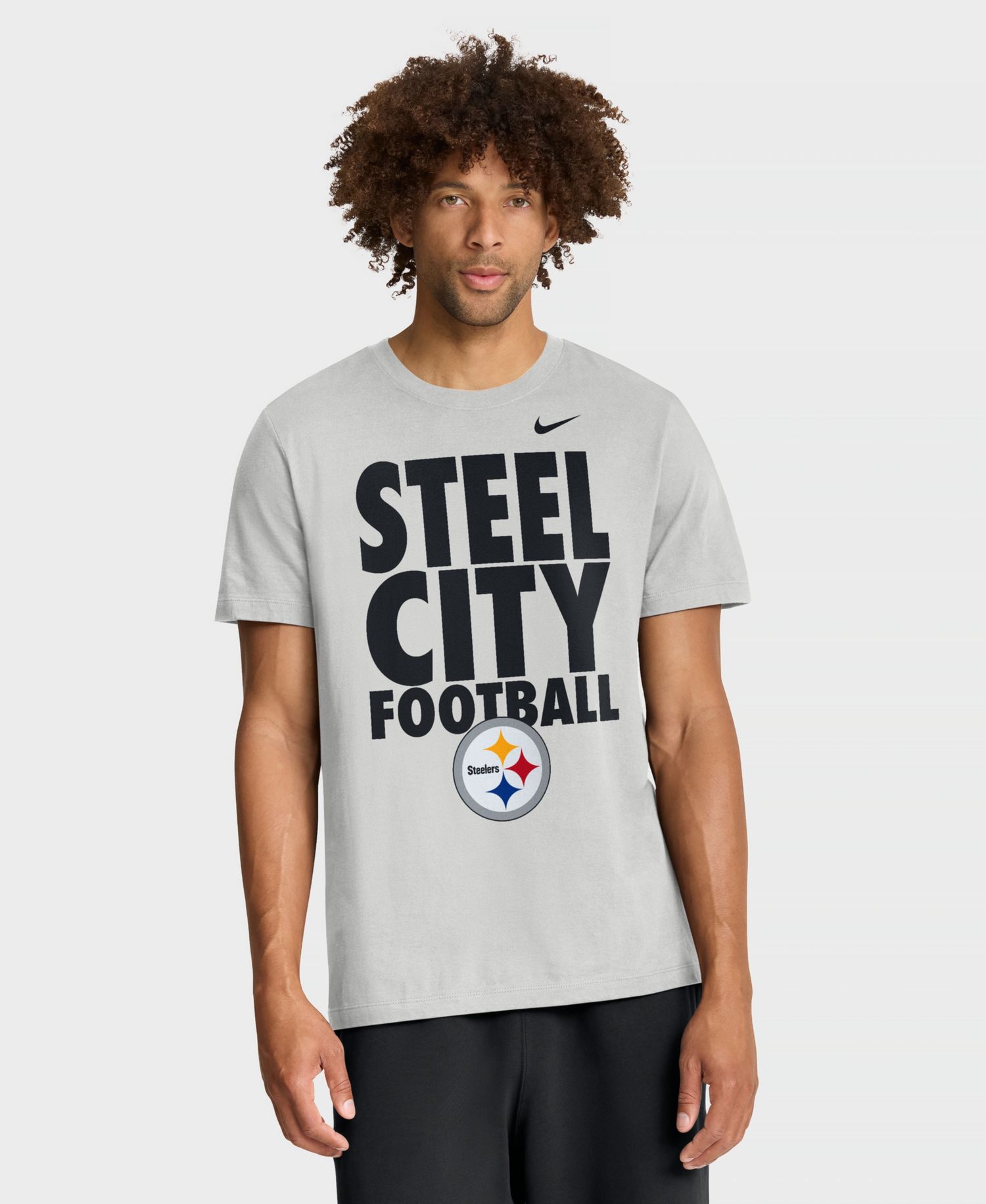 Men's Gray Pittsburgh Steelers We Run This T-Shirt