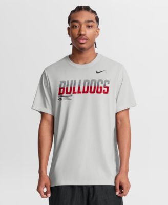 Men's Gray Georgia Bulldogs Sideline Legend Dri-FIT T-Shirt