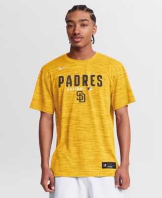 Men's Gold San Diego Padres Authentic Collection Velocity Dri-FIT T-Shirt