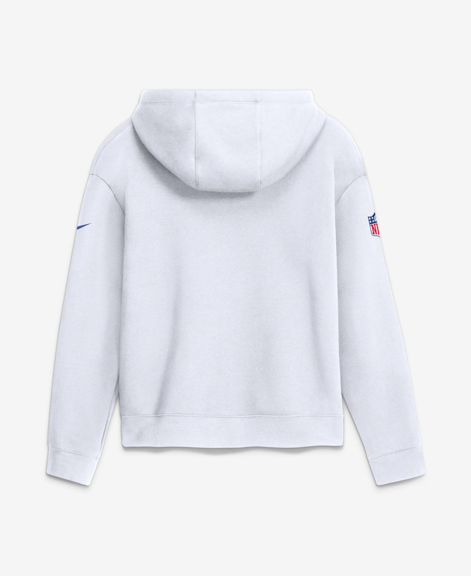 Women's Los Angeles Rams Fearsome White Club Fleece Hoodie
