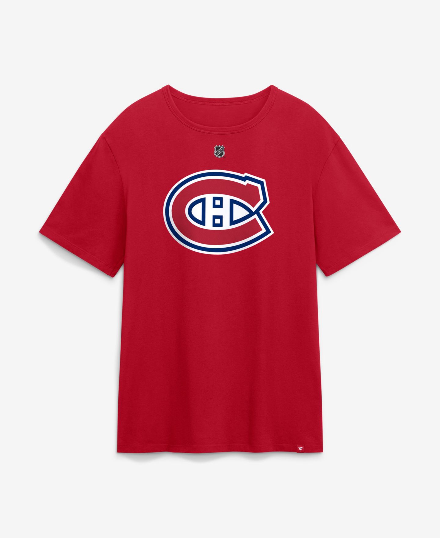 Мужская футболка Fanatics Jakub Dobes Red Montreal Canadiens Authentic Stack Name & Number — фото 2