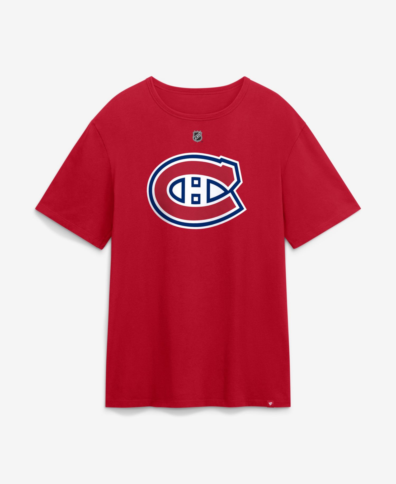 Men's Jakub Dobes Red Montreal Canadiens Authentic Stack Name Number T-Shirt