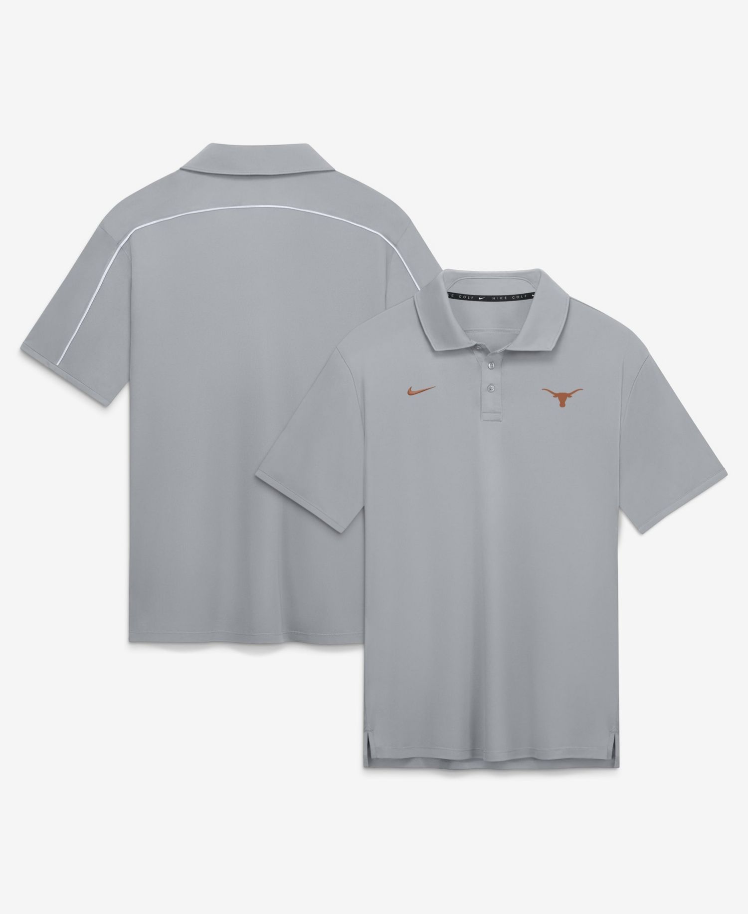 Men's Gray Texas Longhorns Par Dri-FIT Polo shirt