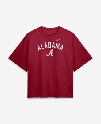 Women's Crimson Alabama Crimson Tide Arch Logo Boxy T-Shirt