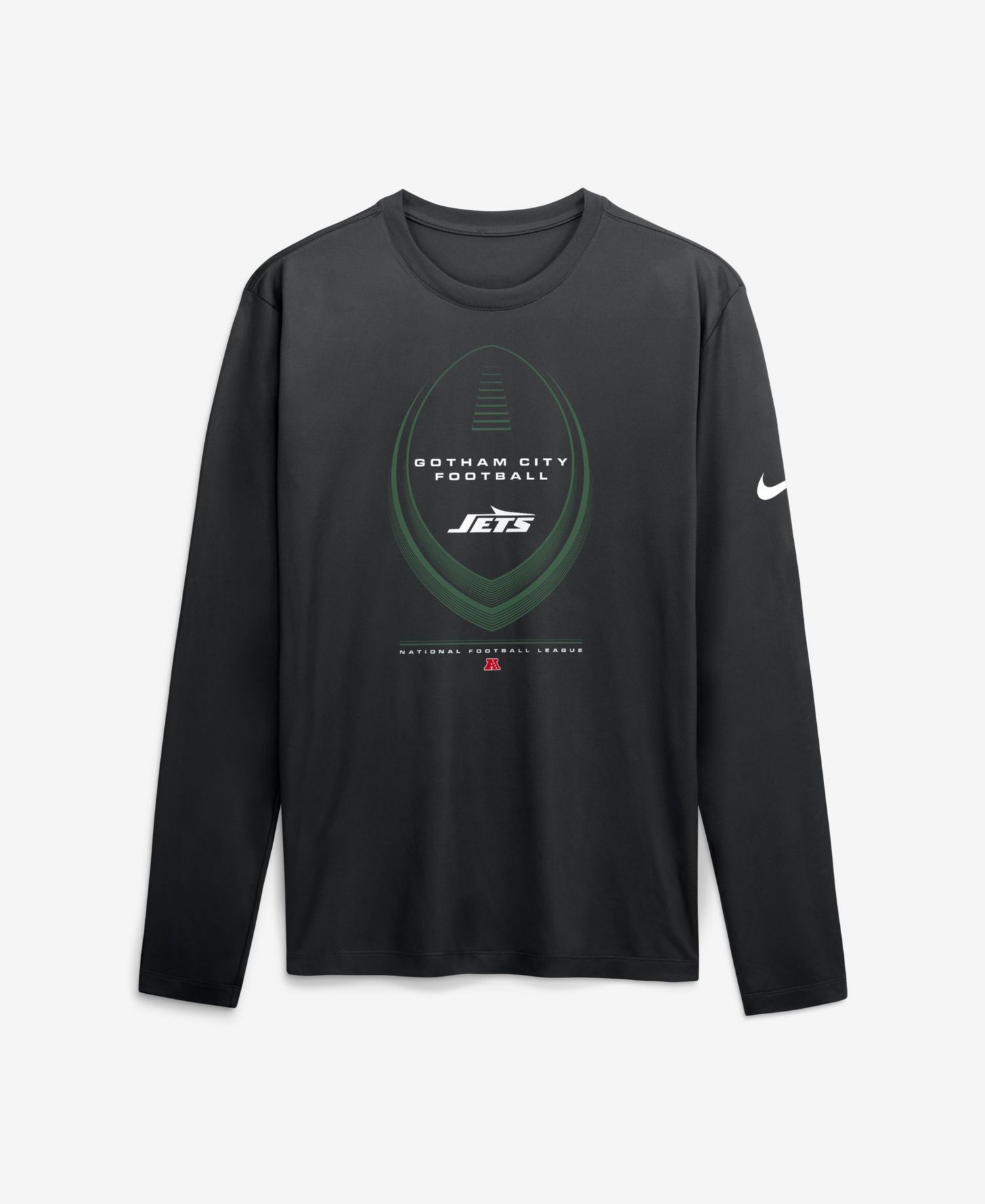 Men's Black New York Jets Legend Icon Dri-FIT Long Sleeve T-Shirt