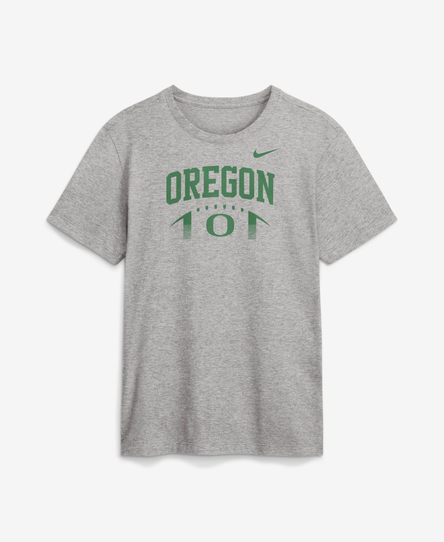 Мужская футболка Nike Heather Gray Oregon Ducks Primetime Football Icon — фото 1