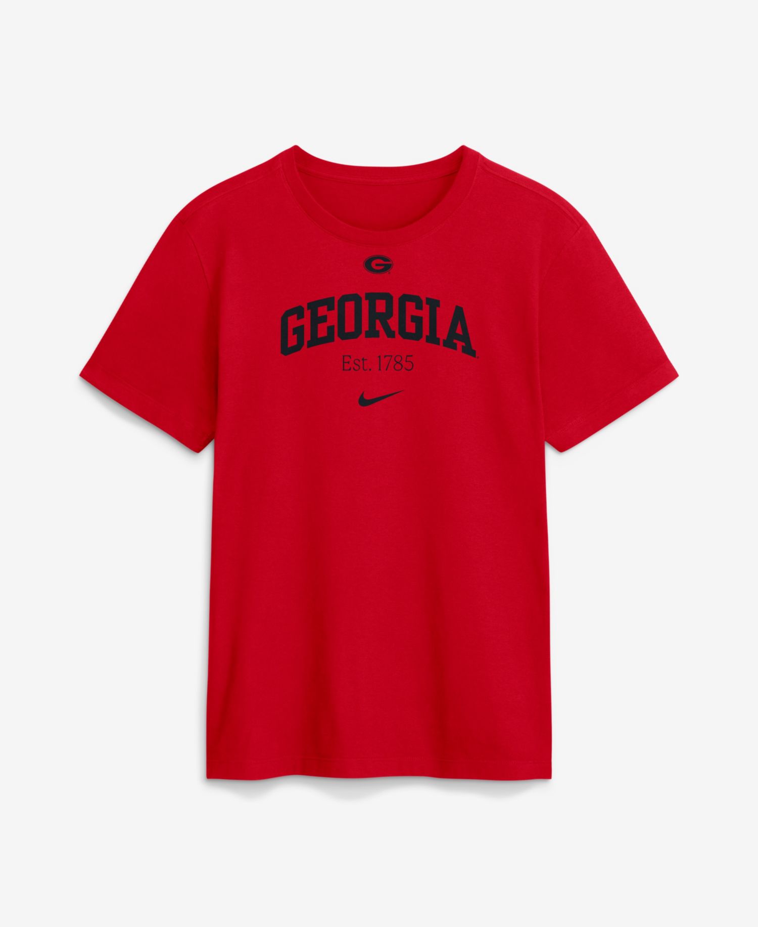 Men's Red Georgia Bulldogs Academic Arch T-Shirt