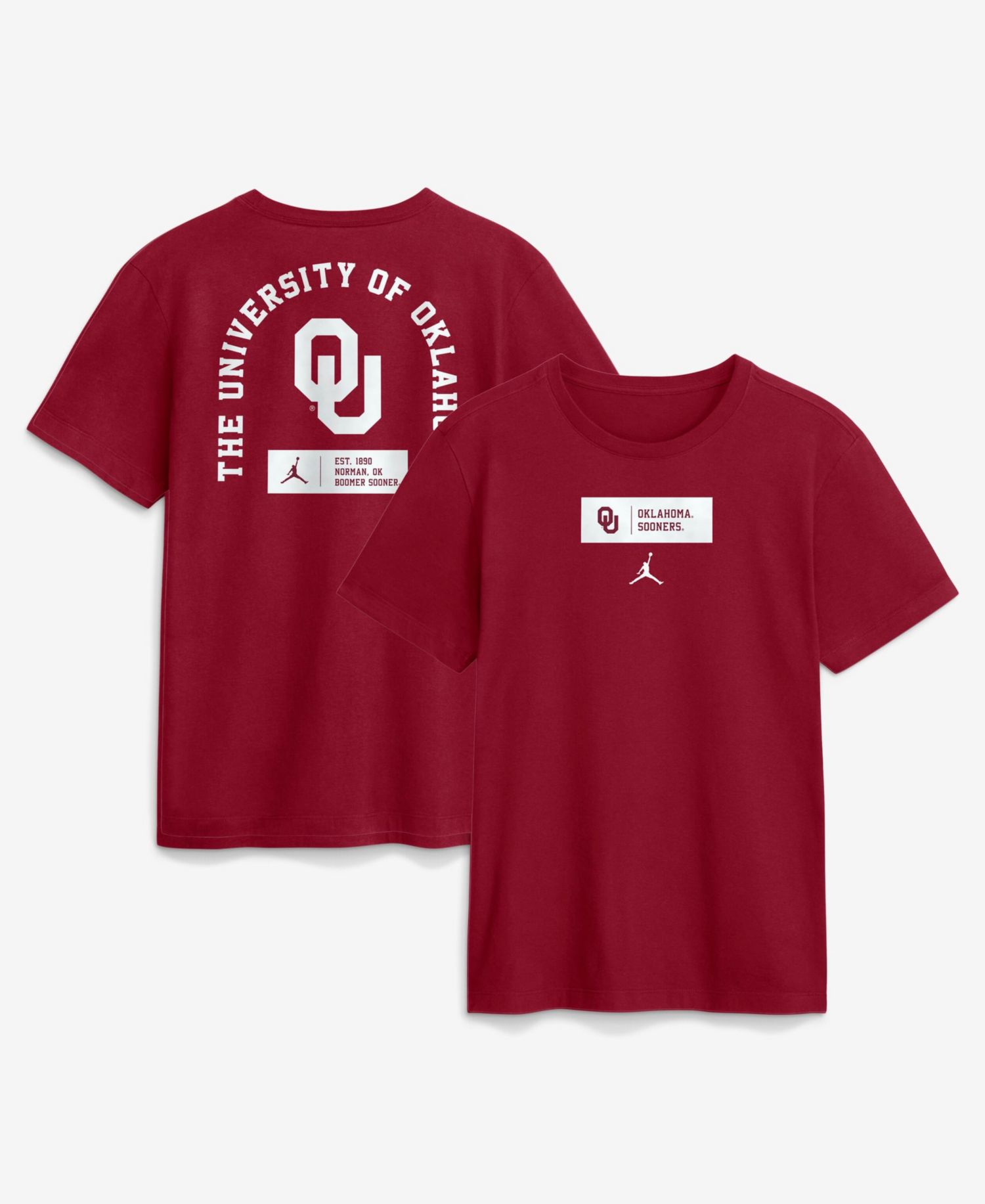 Men's Crimson Oklahoma Sooners Primetime Crew T-Shirt