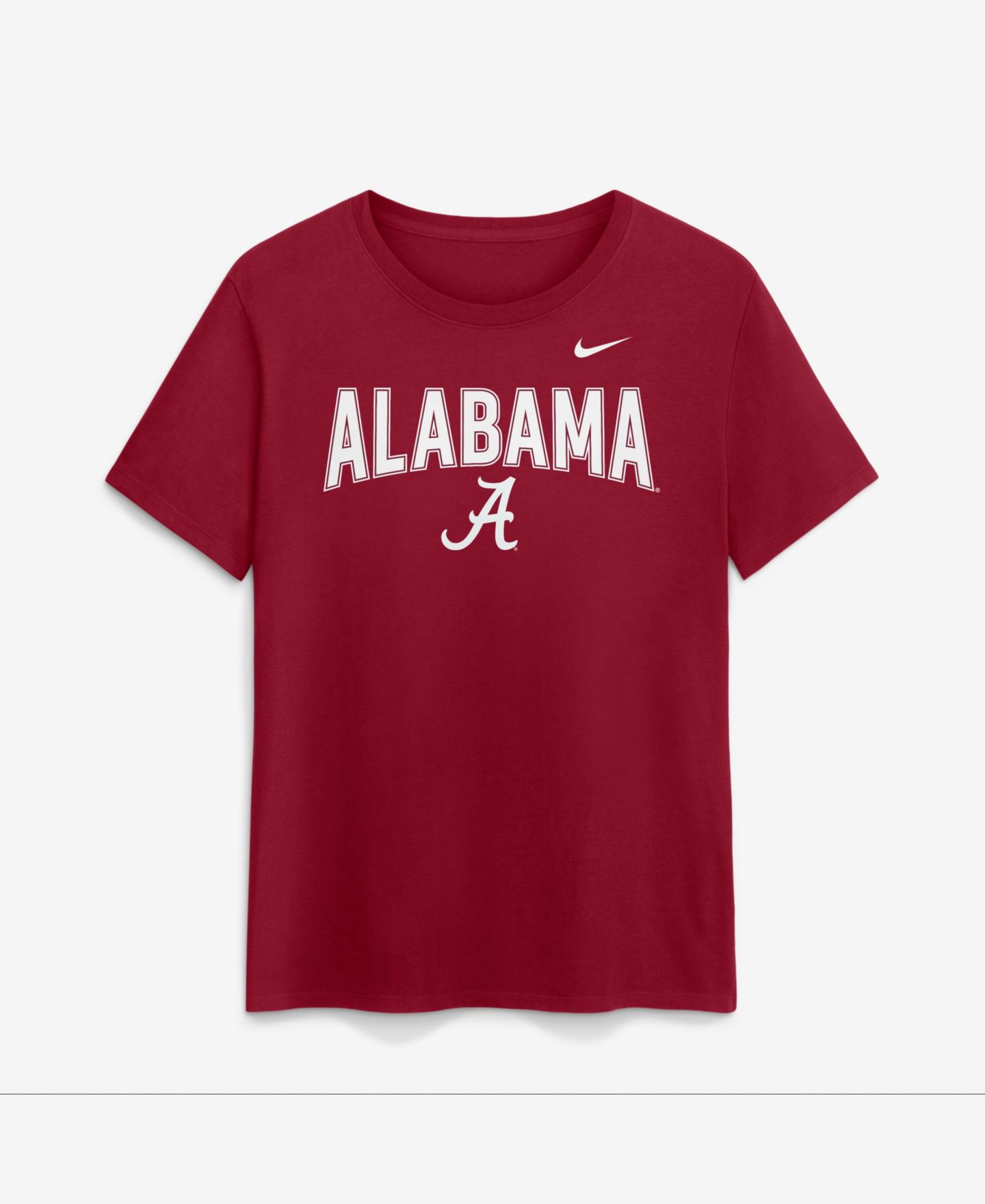 Женская футболка Nike Crimson Alabama Crimson Tide Arch Logo — фото 1