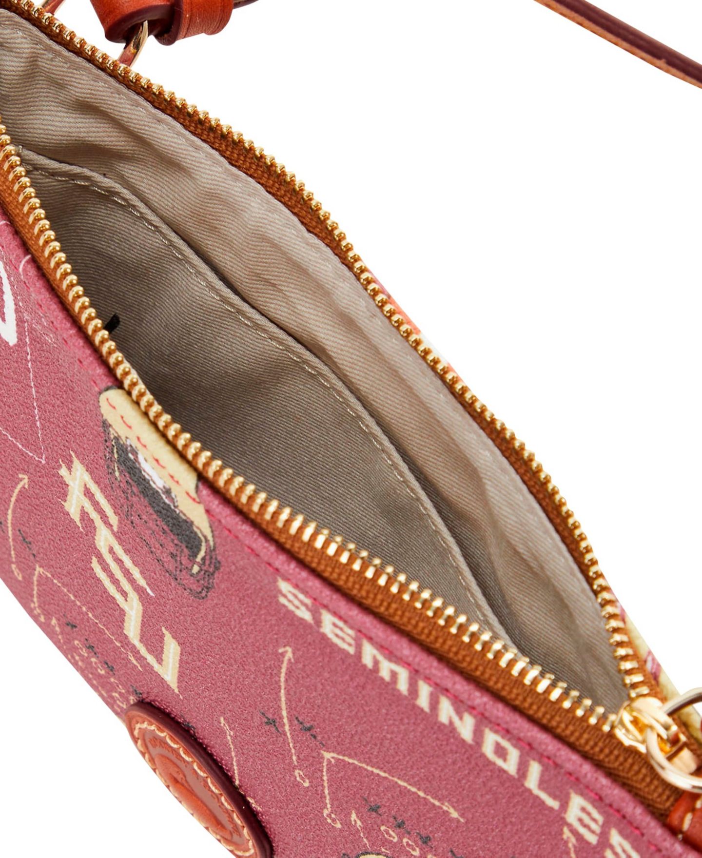 Женская сумка Dooney & Bourke Florida State Seminoles Top Zip Crossbody Purse — фото 2