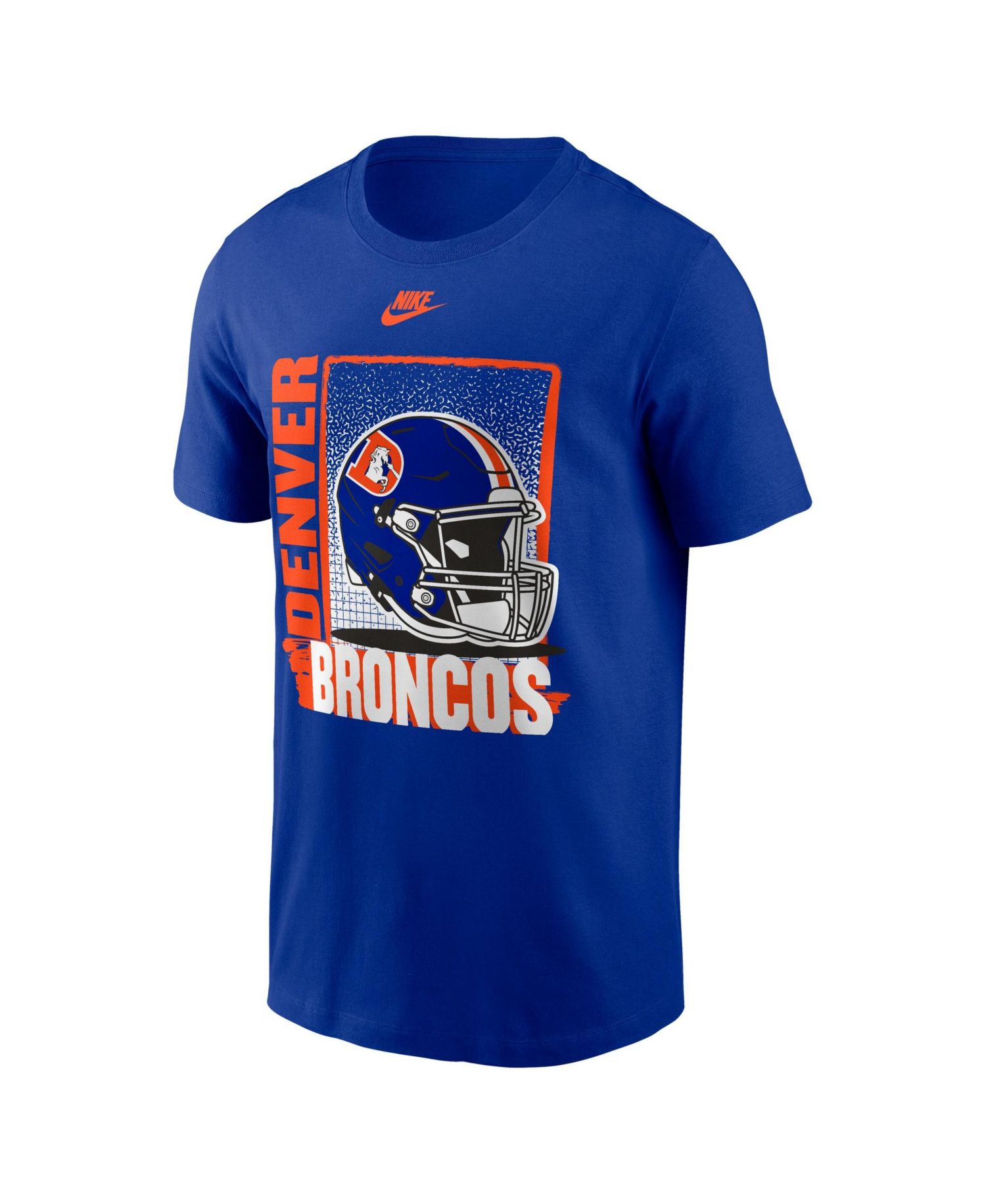 Men's Royal Denver Broncos Vintage Power Game Club T-Shirt