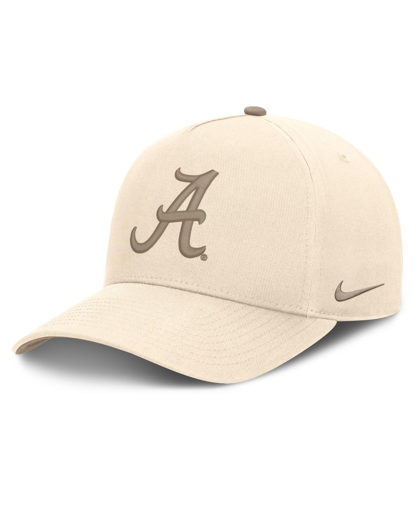 Мужская кепка Nike Natural Alabama Crimson Tide Rise Adjustable Hat — фото 7