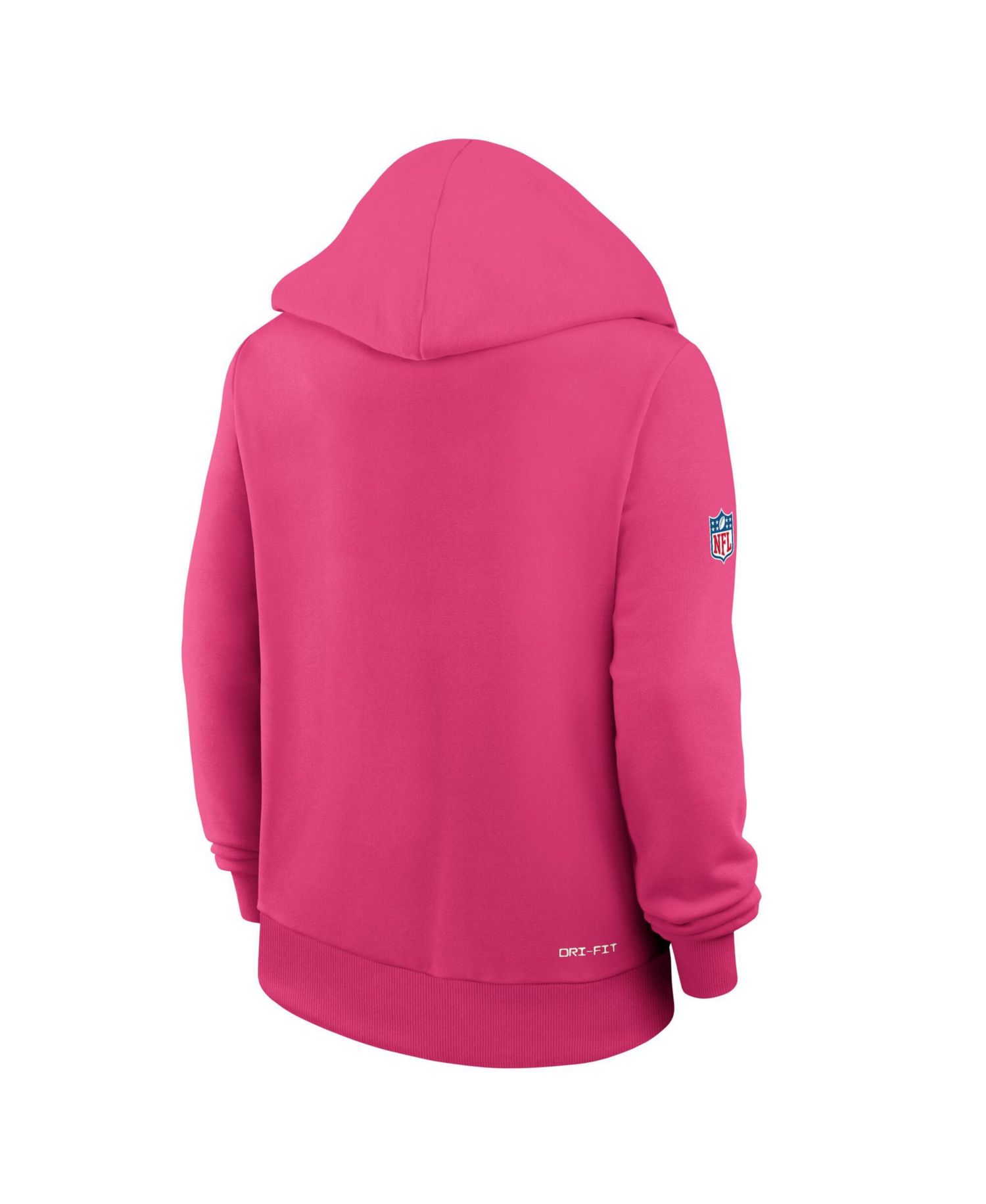 Women's Pink Green Bay Packers 2026 NFL Crucial Catch Sideline Standard Issue Dri-FIT Pullover Hoodie
