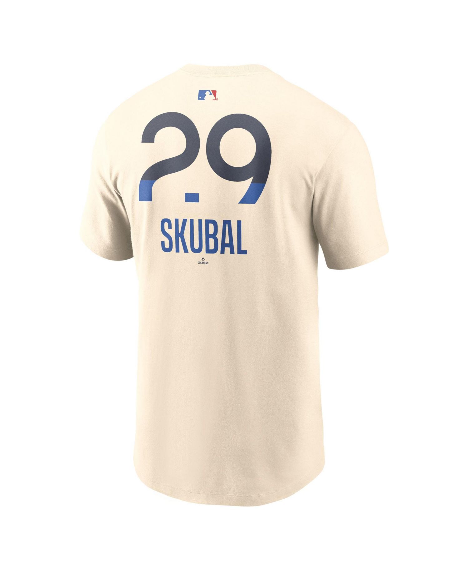 Men's Tarik Skubal Cream Los Angeles Dodgers City Connect Name Number T-Shirt