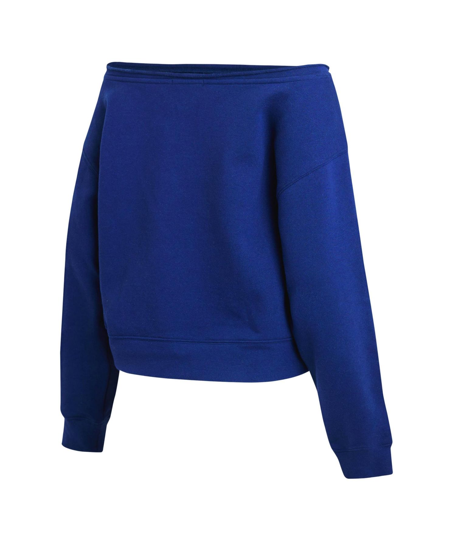 Women's Royal Buffalo Bills Off-the-Shoulder Sweatshirt