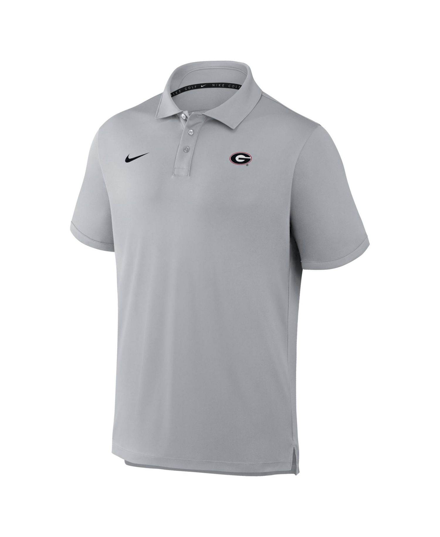 Men's Gray Georgia Bulldogs Par Dri-FIT Polo shirt